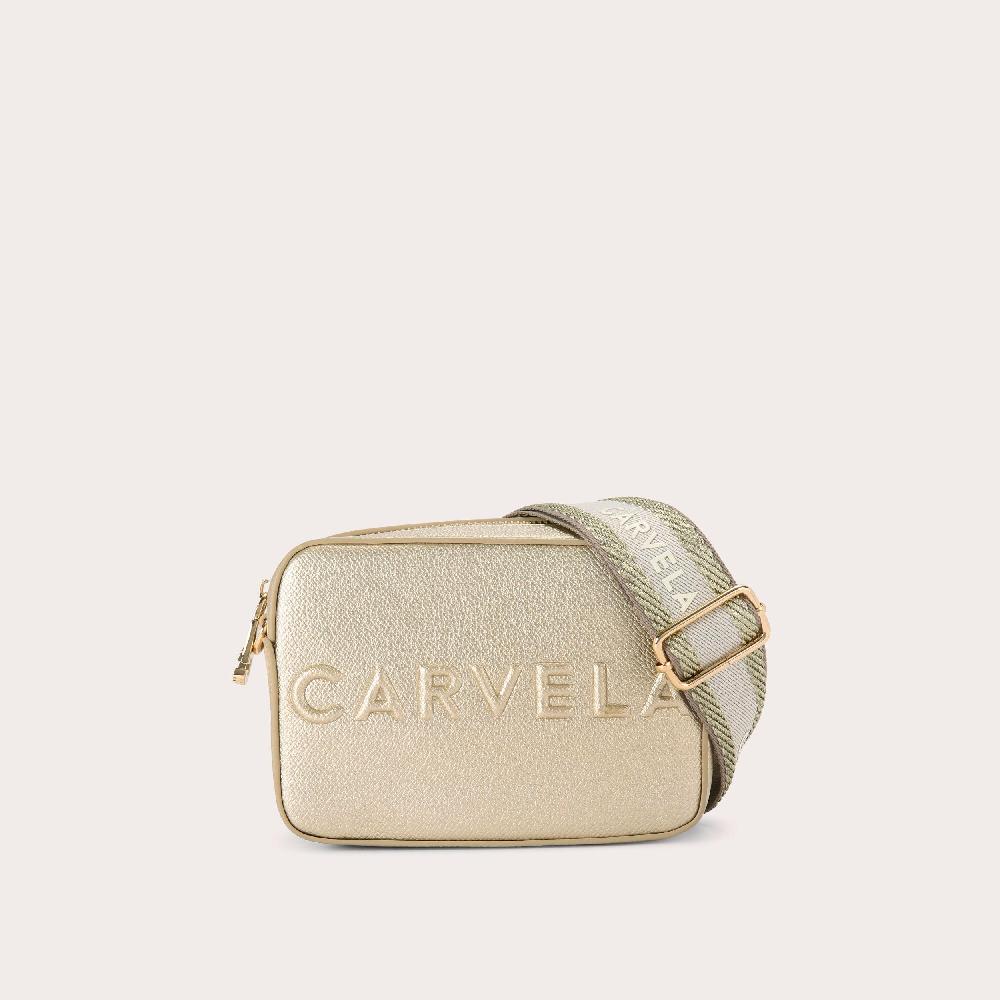 carvela FRAME MINI X BODY Gold Mini Cross Body Bag by CARVELA