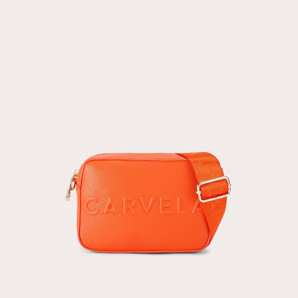carvela FRAME MINI X BODY Orange Cross Body Bag by CARVELA