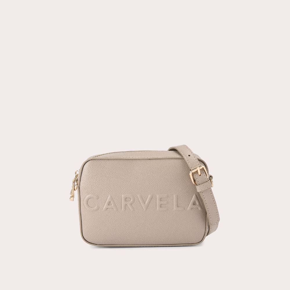 carvela FRAME MINI X BODY Taupe Cross Body Bag by CARVELA