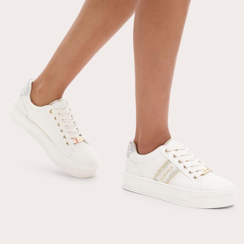 Carvela FRAME PUMP White Lace Up Sneaker By CARVELA
