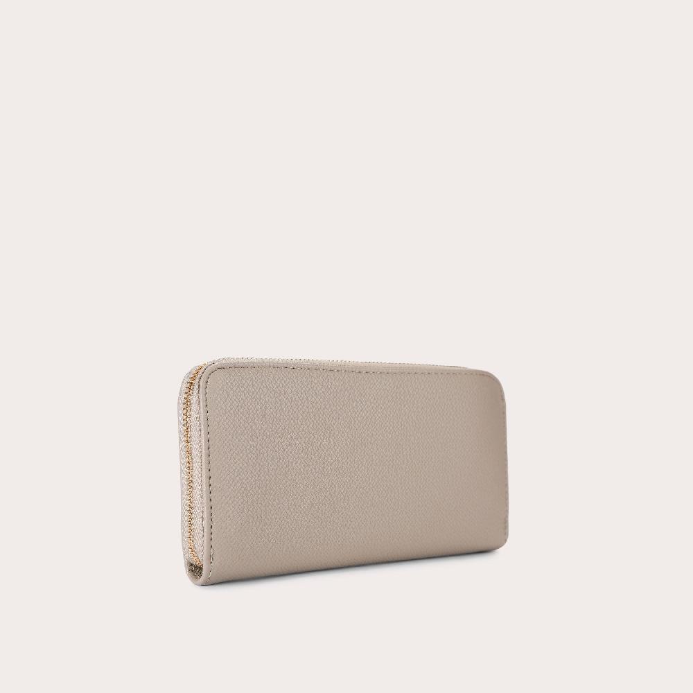 Carvela FRAME PURSE Taupe Zip Around Purse By CARVELA