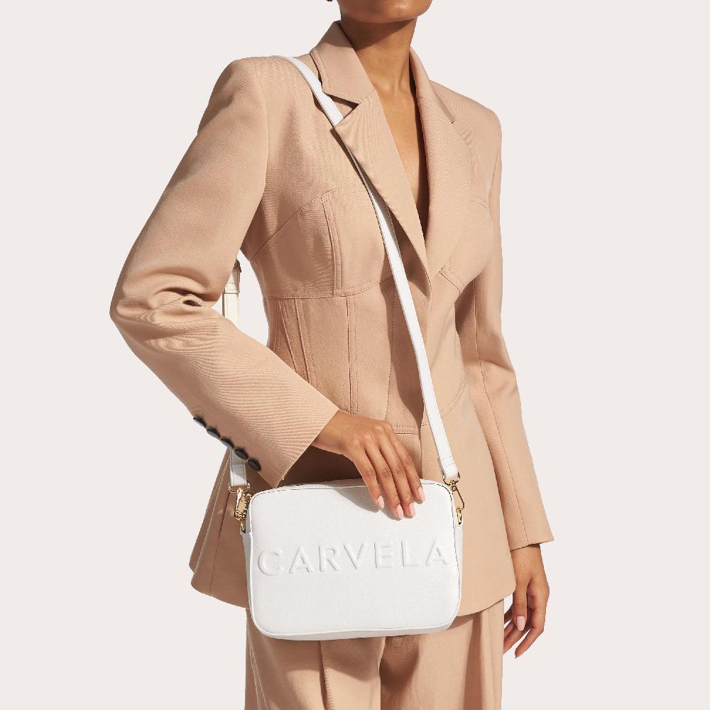 Carvela FRAME X BODY White Cross Body Bag By CARVELA