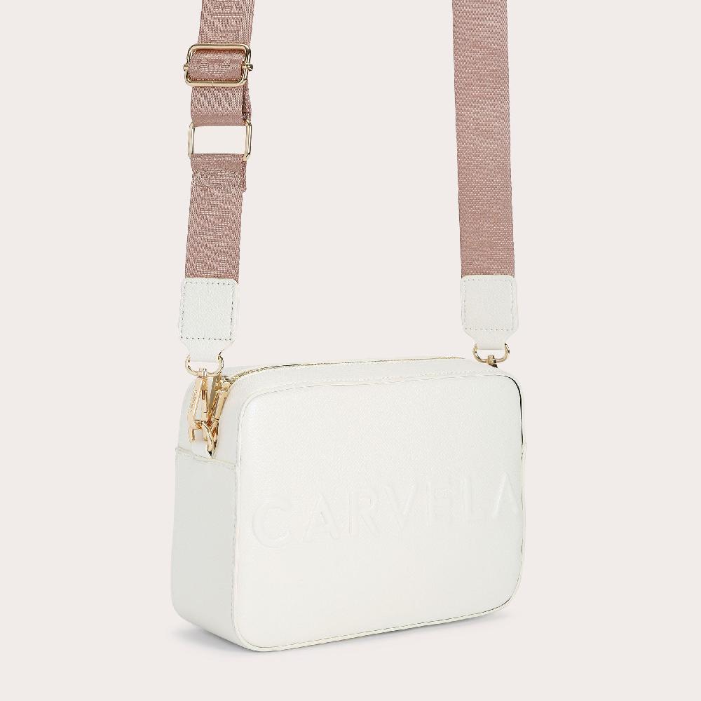 Carvela FRAME X BODY White Cross Body Bag By CARVELA
