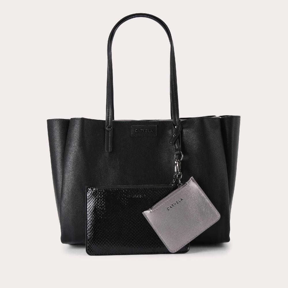 carvela FREYA 2 Black Triple Compartment Bag by CARVELA