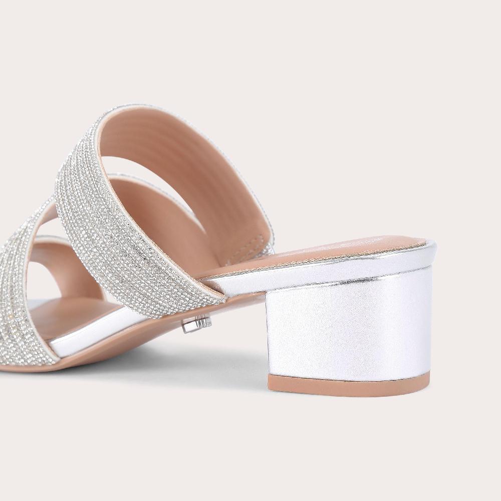 Carvela GALA BLOCK MULE JEWEL Block Heeled Sandal By CARVELA