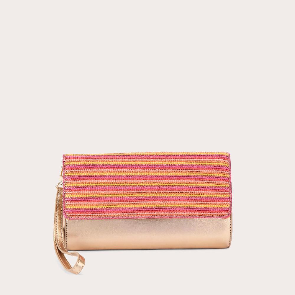 carvela GALA CLUTCH 2 Raffia Woven Clutch Bag by CARVELA