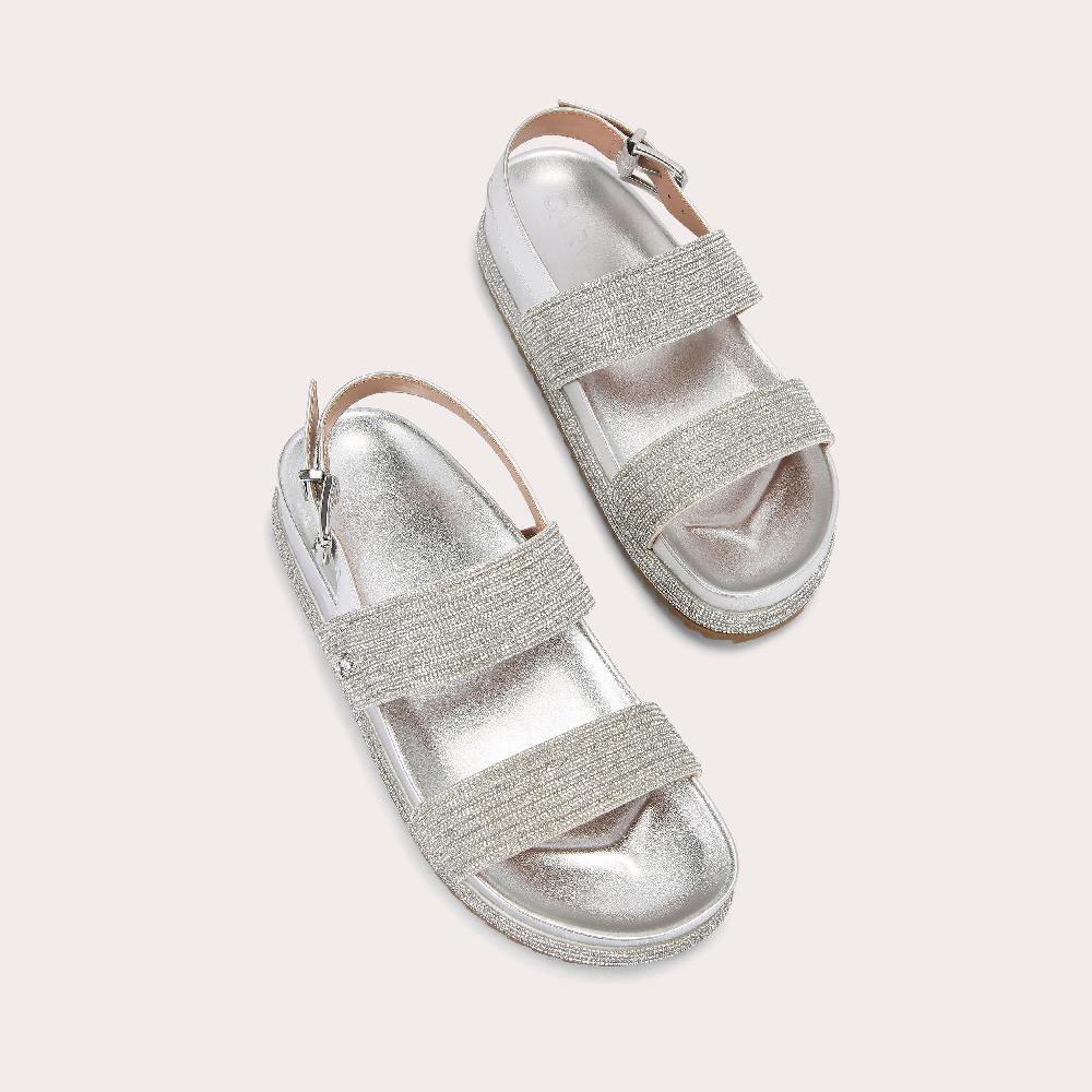 Carvela GALA FLATFORM Crystal Flatform Sandal By CARVELA