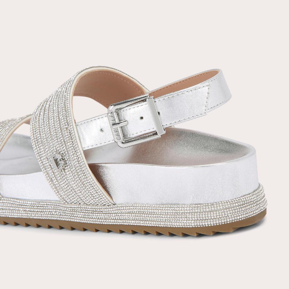 Carvela GALA FLATFORM Crystal Flatform Sandal By CARVELA
