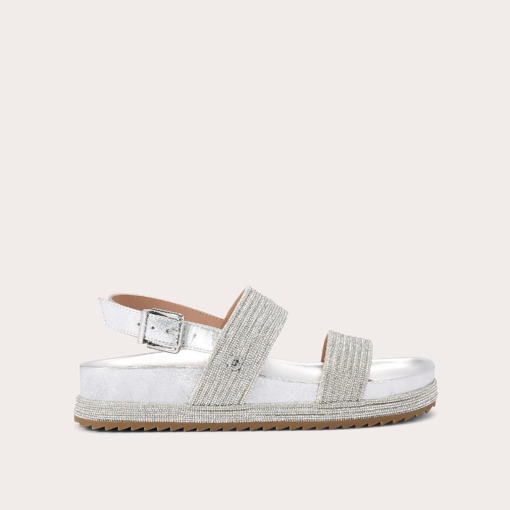 carvela GALA FLATFORM Crystal Flatform Sandal by CARVELA