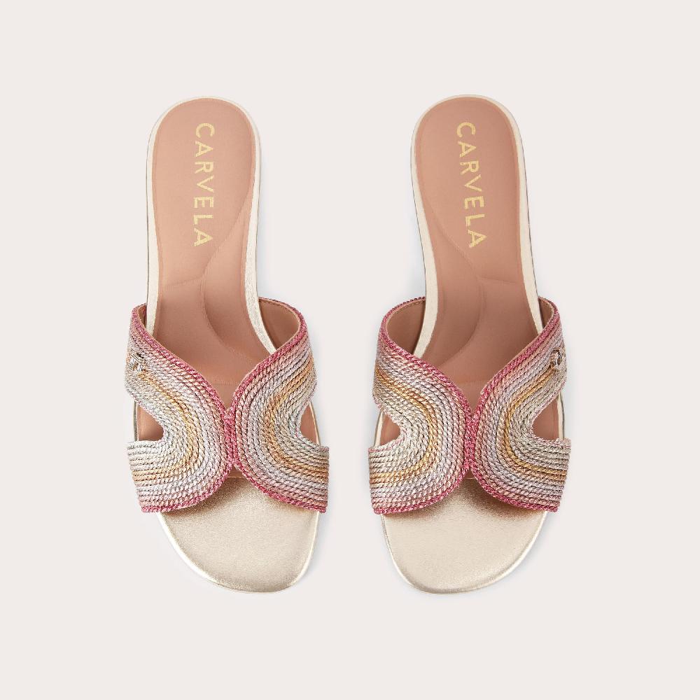 Carvela GALA MULE Pastel Slip On Sandals By CARVELA
