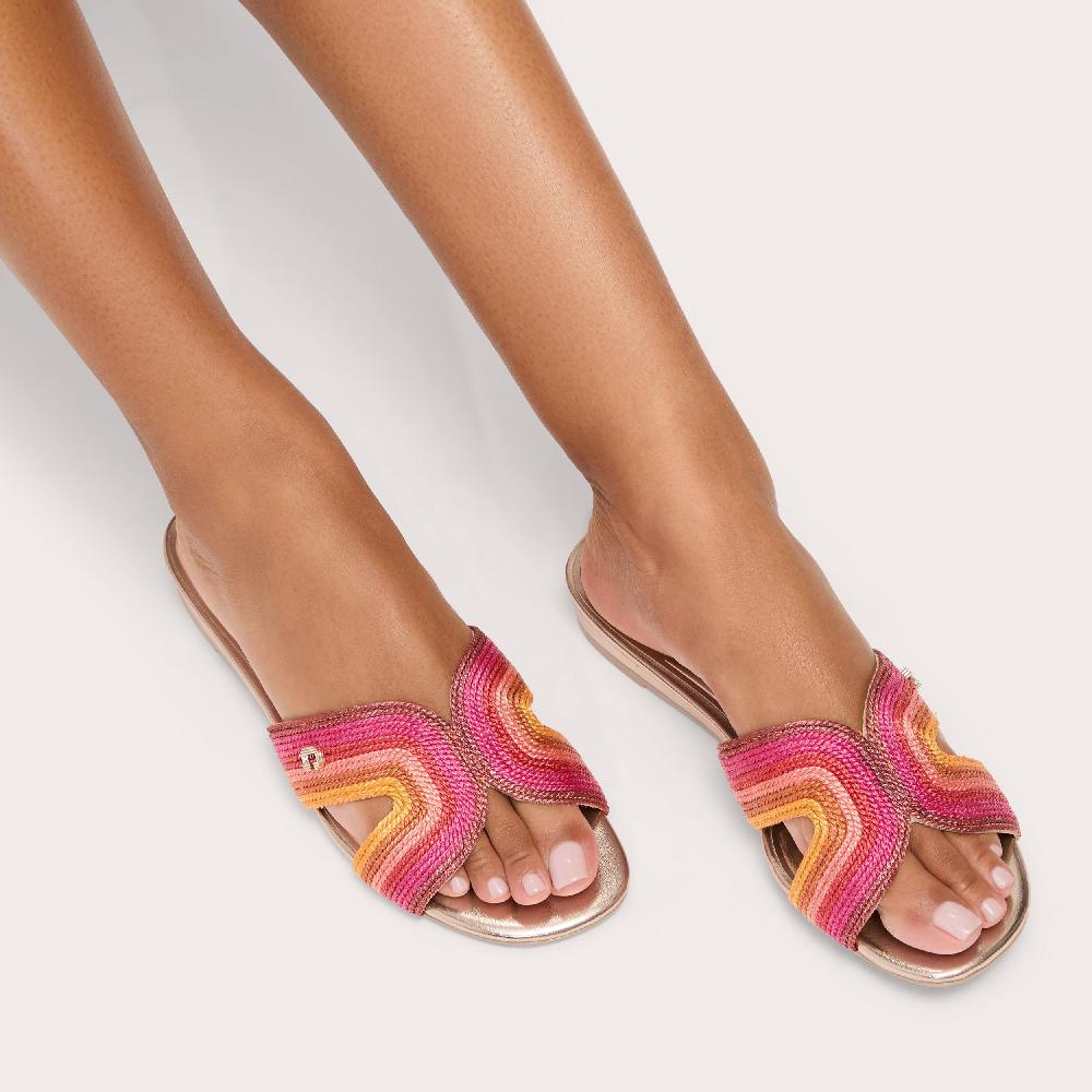 Carvela GALA MULE Pink Sunset Slip On Sandal By CARVELA