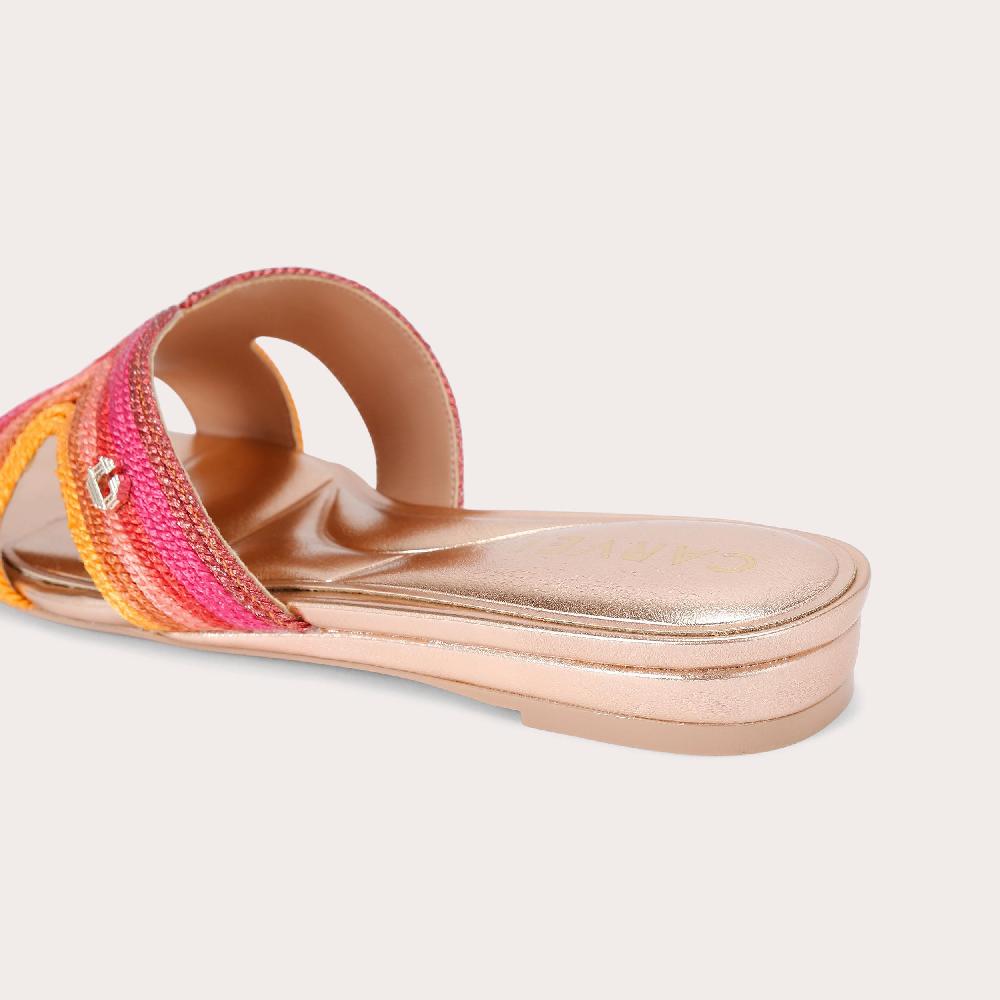 Carvela GALA MULE Pink Sunset Slip On Sandal By CARVELA