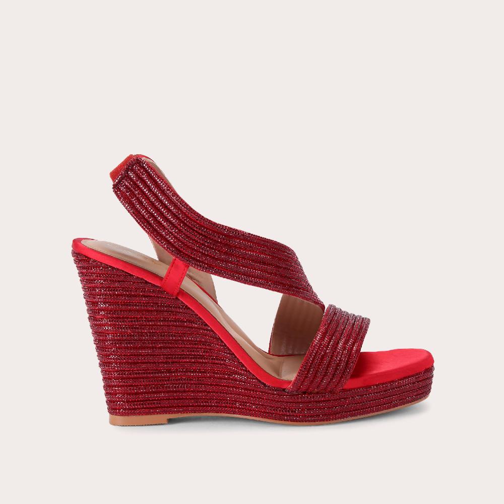 carvela GALA WEDGE JEWEL 110 Red Crystal Heel by CARVELA