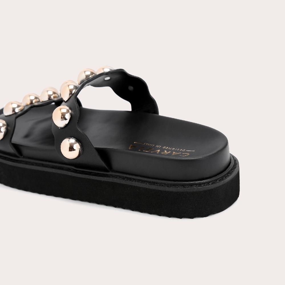 Carvela GIANNA SANDAL Black Scallop Sandal By CARVELA