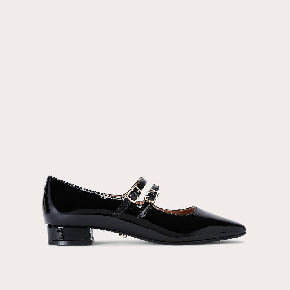 carvela HARPER LOW Black Patent Mary Jane Shoes by CARVELA
