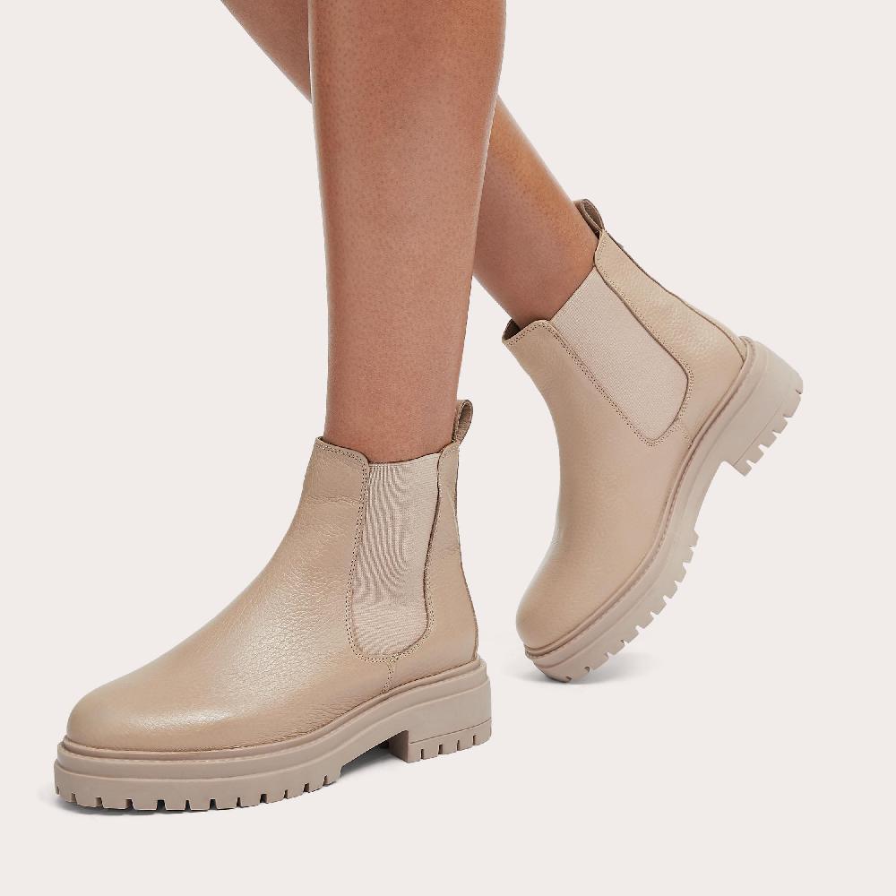 Carvela HEADWAY Blush Leather Ankle Boot By CARVELA