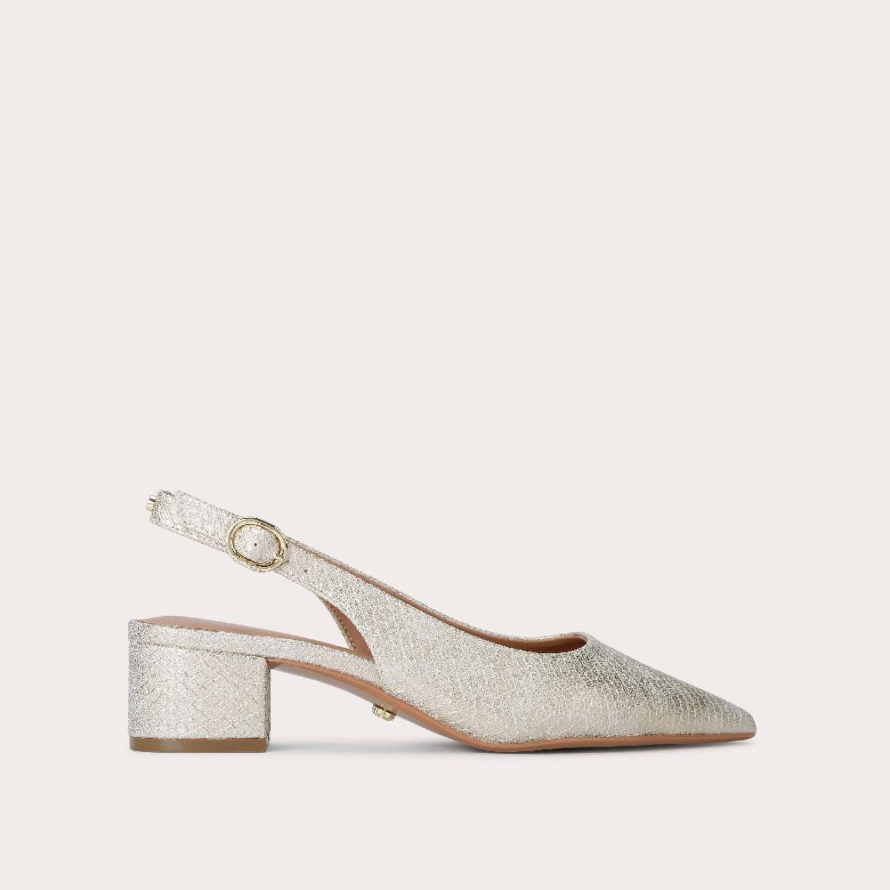 carvela HONOUR SLING Gold Slingback Heel by CARVELA