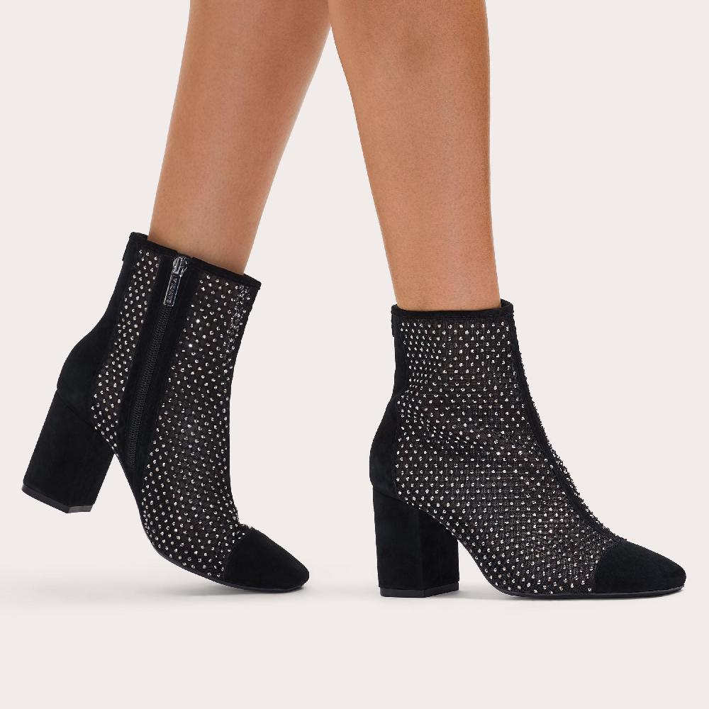 Carvela HOTSOX ANKLE BLOCK Crystal Ankle Boot By CARVELA