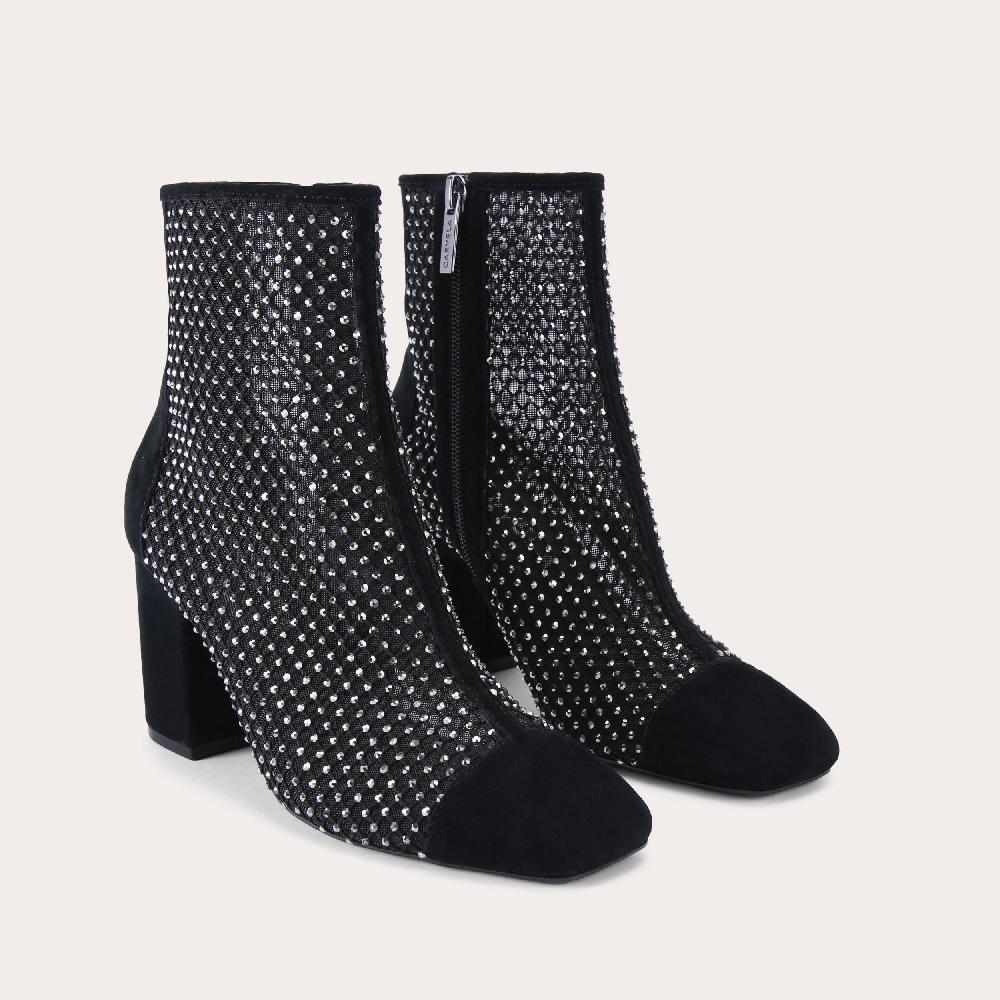 Carvela HOTSOX ANKLE BLOCK Crystal Ankle Boot By CARVELA