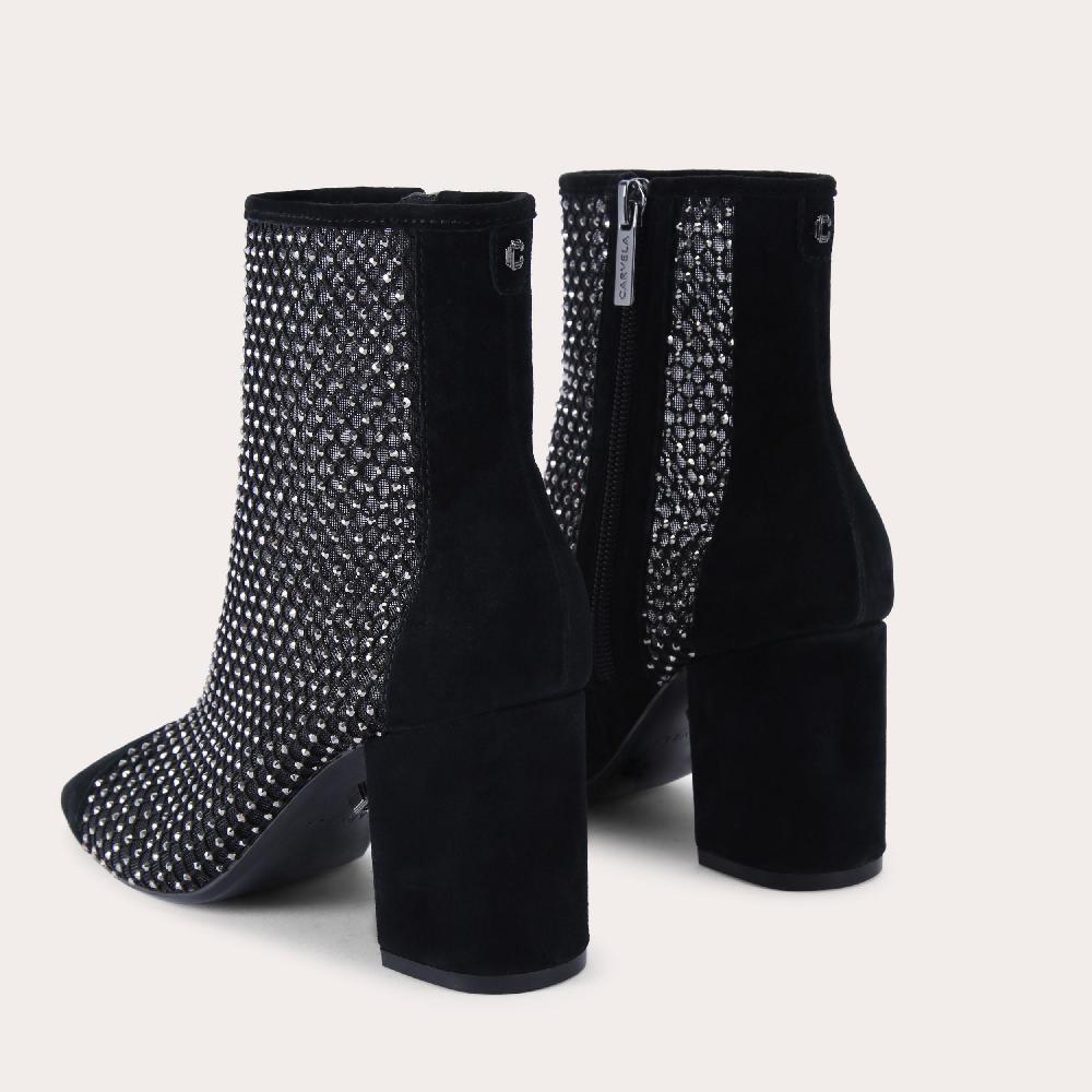 Carvela HOTSOX ANKLE BLOCK Crystal Ankle Boot By CARVELA
