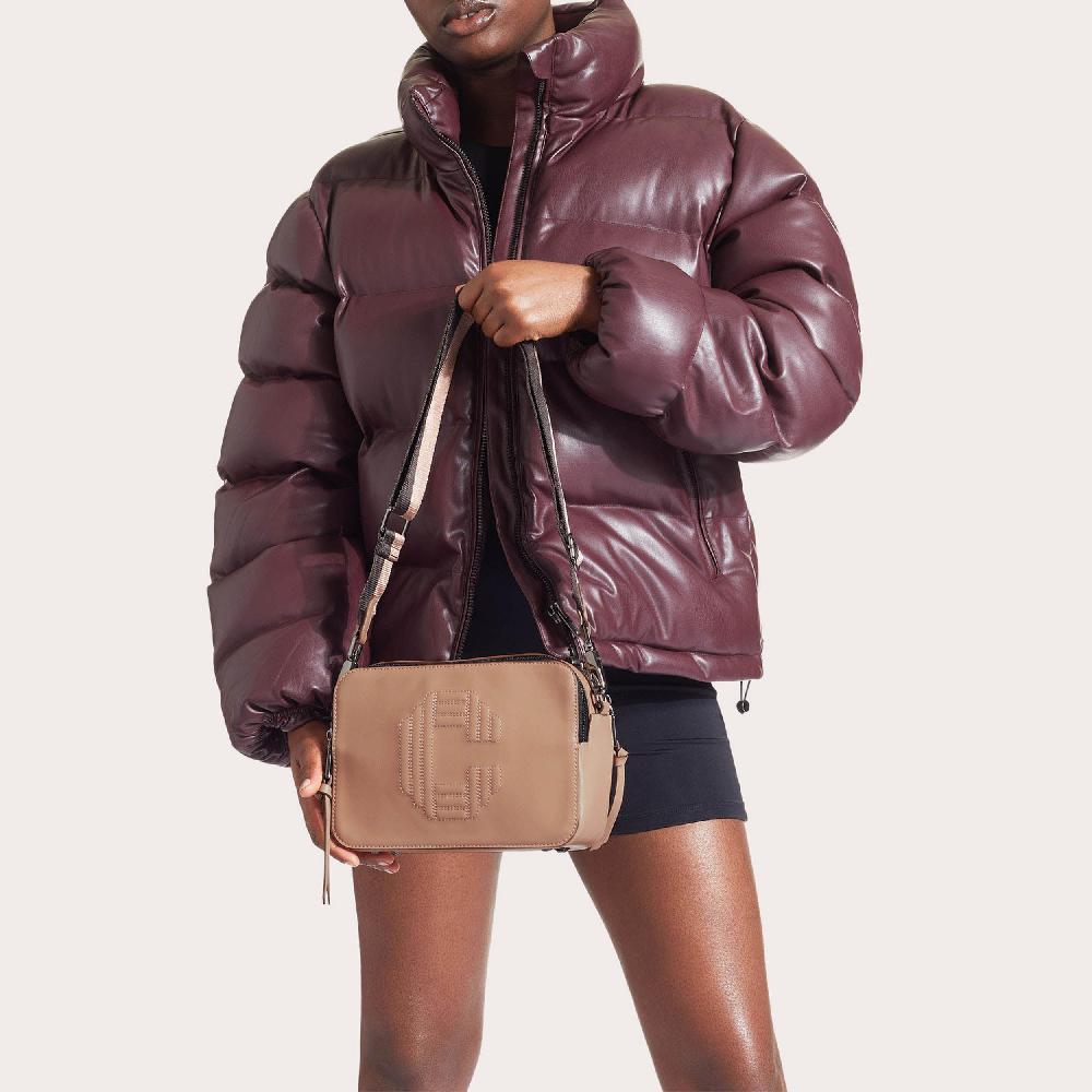 Carvela ICON X BODY Blush Embossed Cross Body Bag By CARVELA