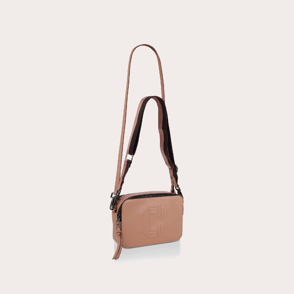 Carvela ICON X BODY Blush Embossed Cross Body Bag By CARVELA
