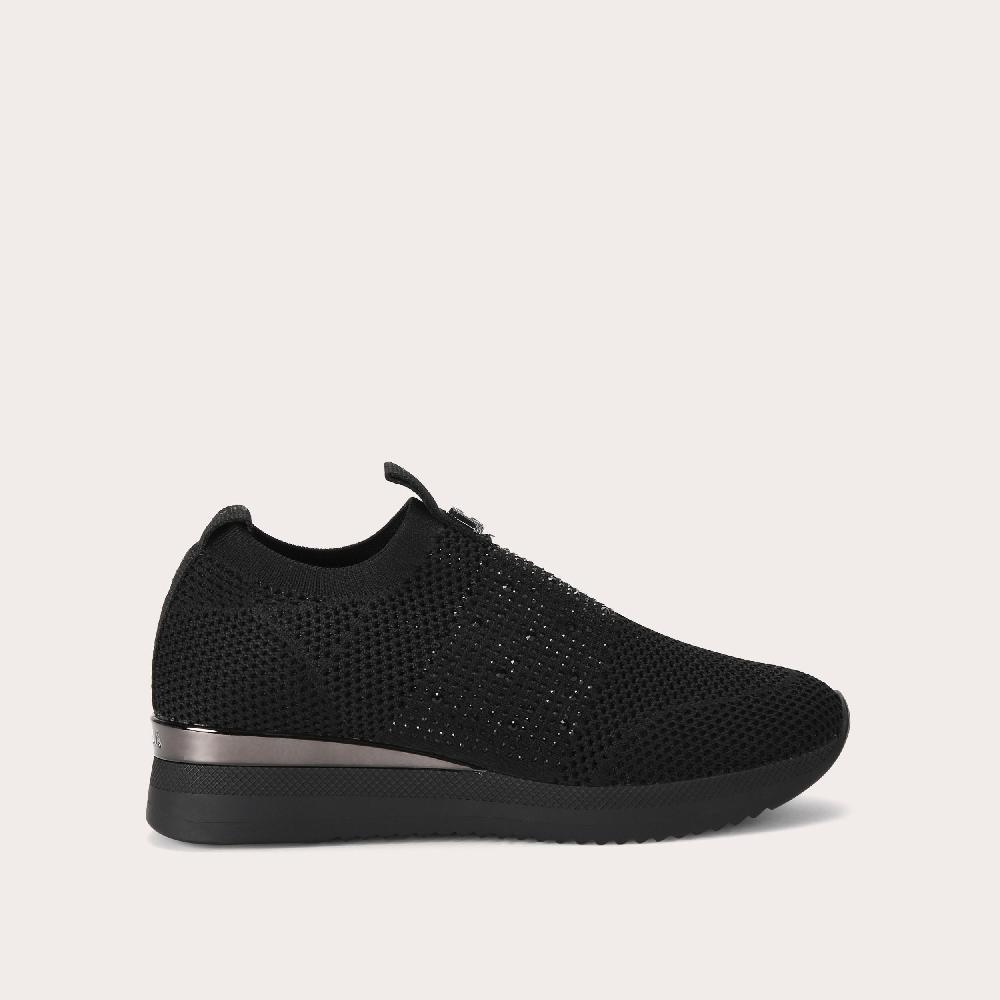 carvela JANEIRO 2 Black Slip On Trainers by CARVELA