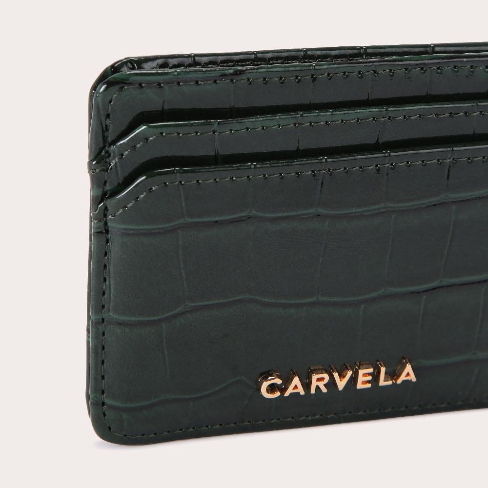 Carvela JESSICA CARD HOLDER Dark Green Card Holder By CARVELA