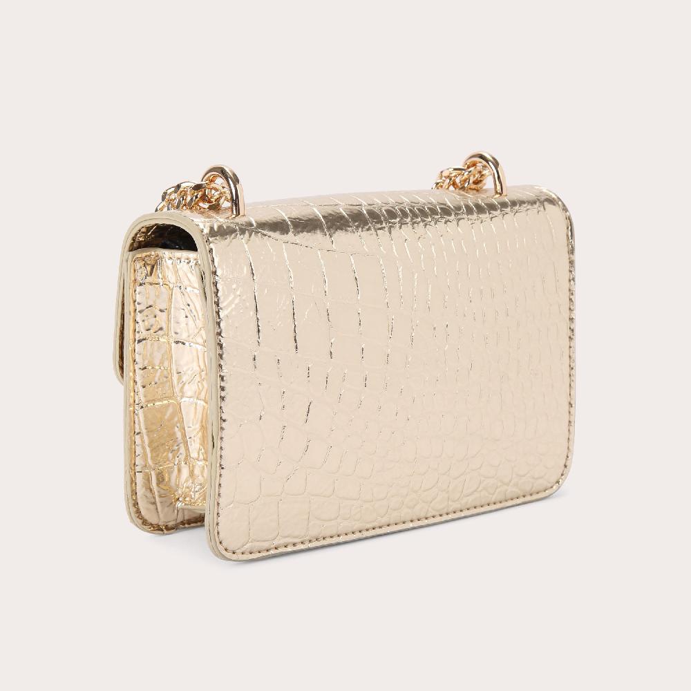 Carvela JESSICA SHOULDER BAG Gold Shoulder Bag By CARVELA