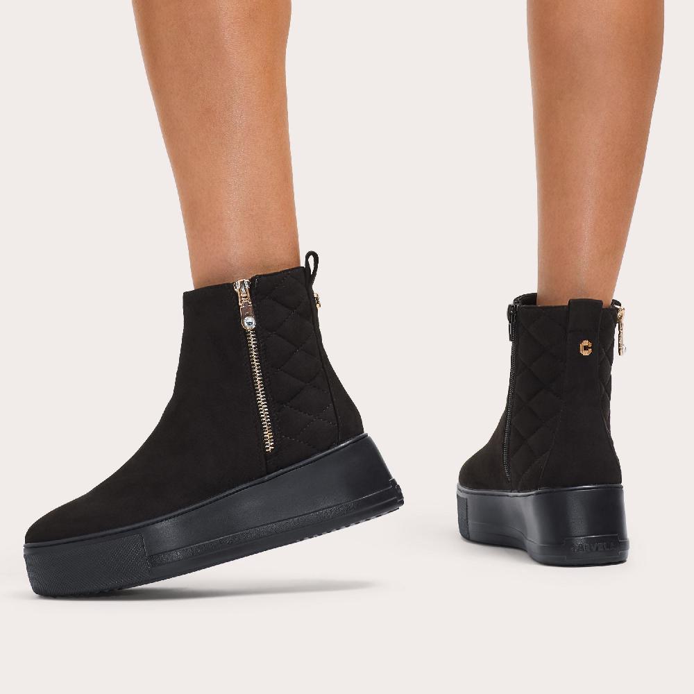 Carvela JIVE CHELSEA BOOT Black Microsuede Ankle Boots By CARVELA