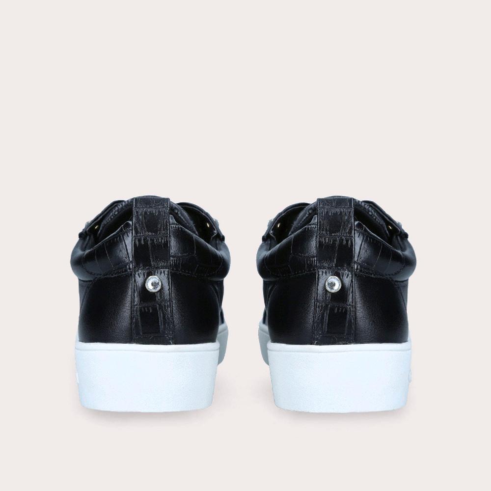 Carvela JOYFUL Black Gem Detail Trainers By CARVELA