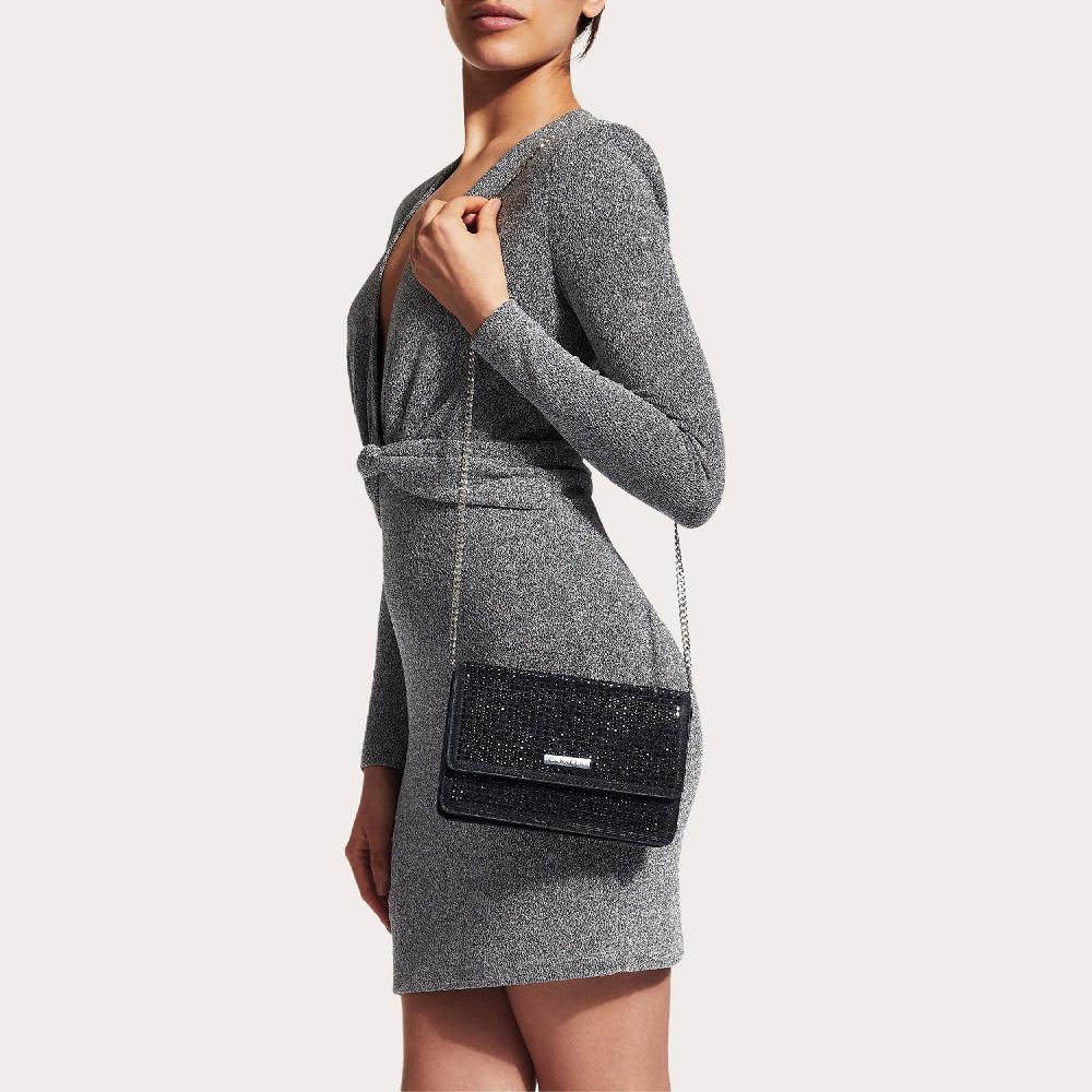 Carvela KIANNI CLUTCH Black Jewelled Clutch Bag By CARVELA