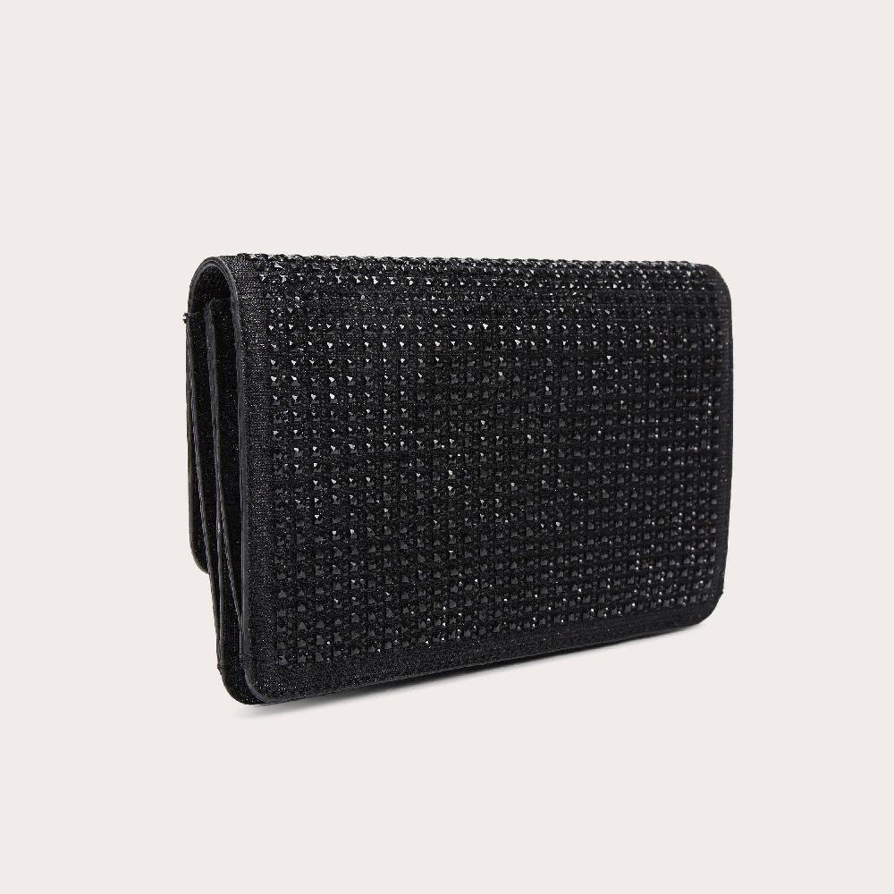 Carvela KIANNI CLUTCH Black Jewelled Clutch Bag By CARVELA
