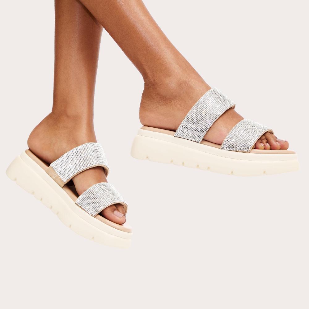 Carvela KRYPTON Crystal Slip On Sandal By CARVELA COMFORT