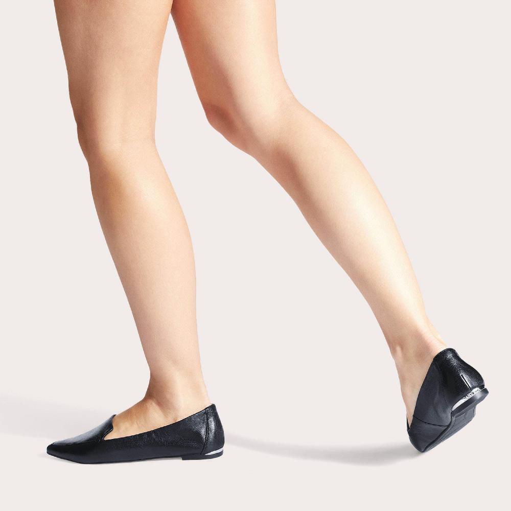 Carvela LANDED 2 Black Pointed Toe Flats By CARVELA