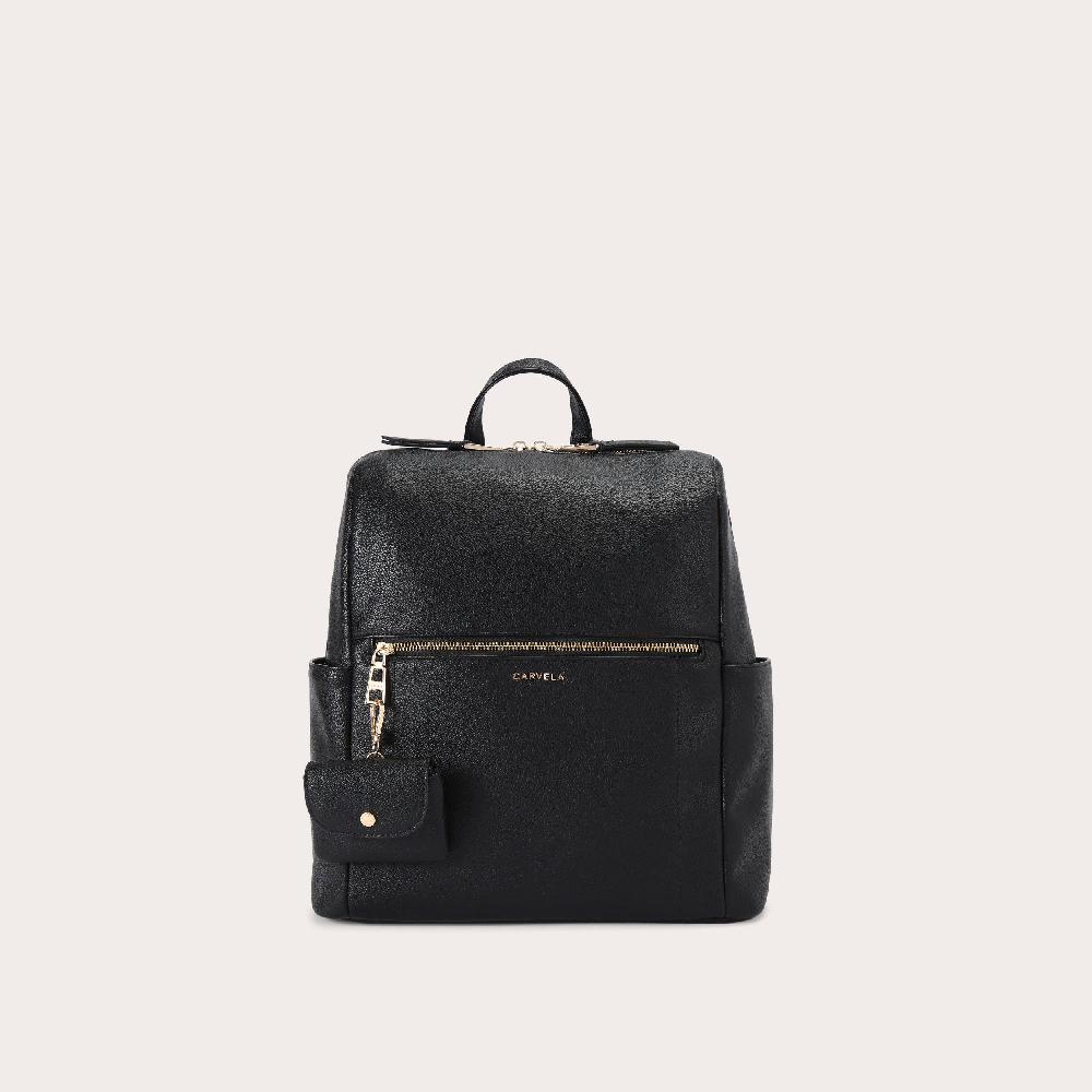 carvela LARGE BACKPACK Black Grained Backpack by CARVELA