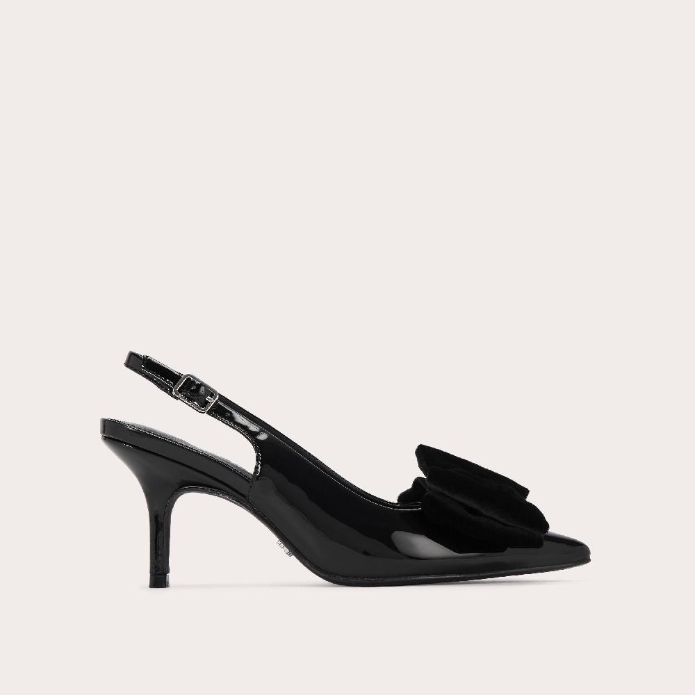 carvela LAVISH BOW Black Velvet Bow Heel by CARVELA