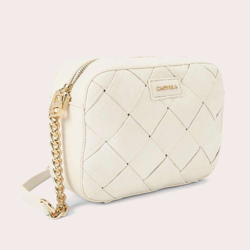 Carvela LEXI WEAVE XBODY Bone Synthetic Cross Body Bag By CARVELA