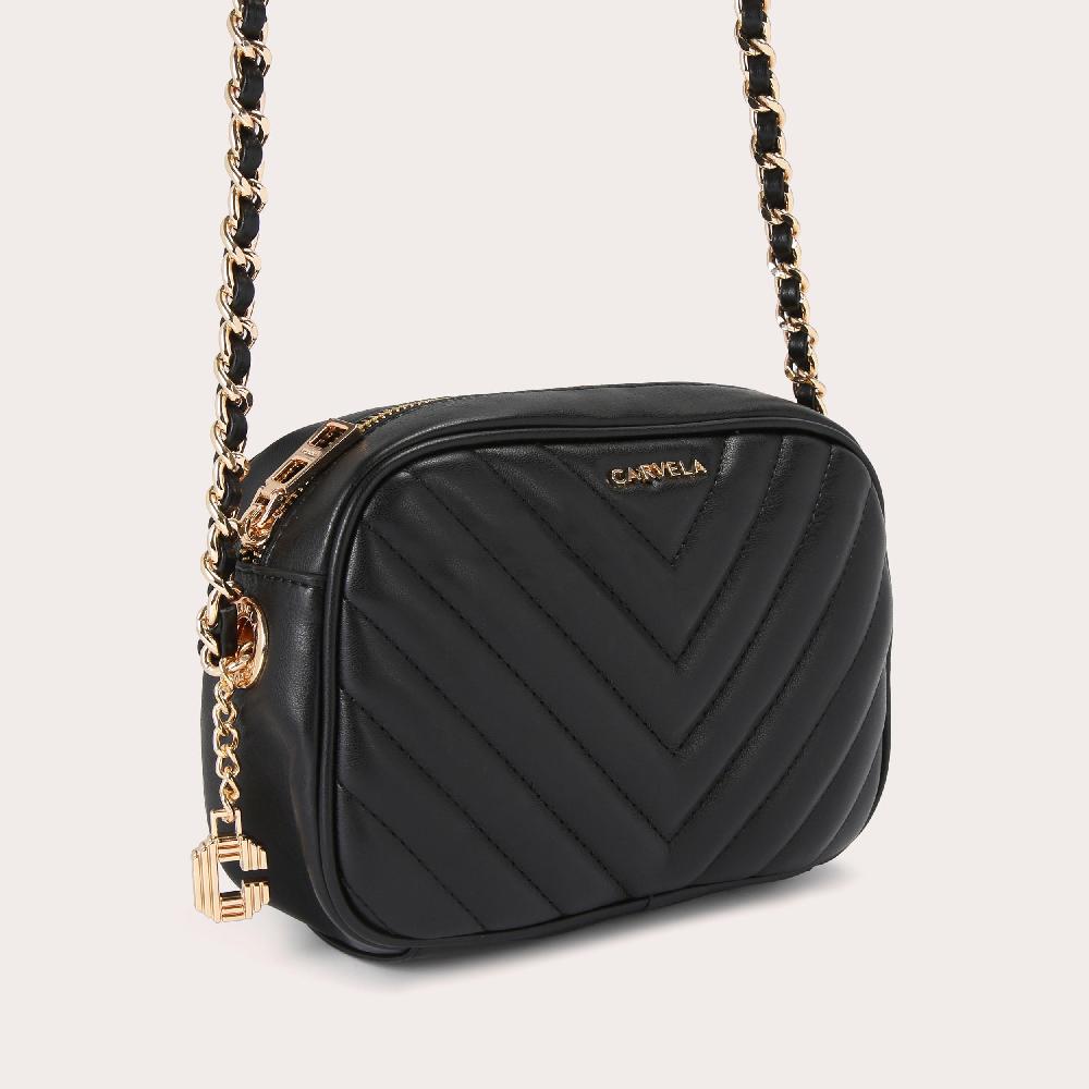 Carvela LOLA CROSS BODY Black Cross Body Bag By CARVELA