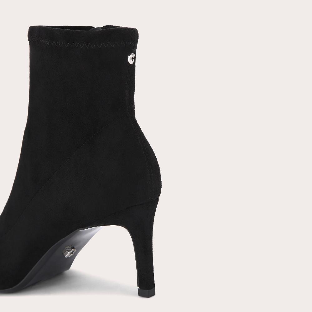 Carvela LOVEBIRD TOECAP Black Microsuede Ankle Boot By CARVELA