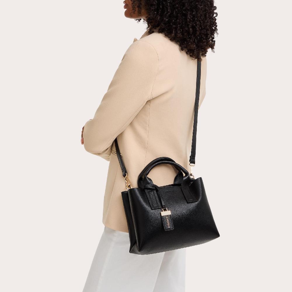 Carvela LUNA MINI TOTE Black Synthetic Luna Mini Tote Bag By CARVELA