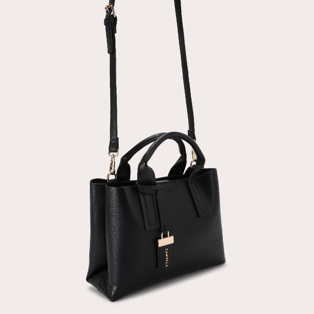 Carvela LUNA MINI TOTE Black Synthetic Luna Mini Tote Bag By CARVELA
