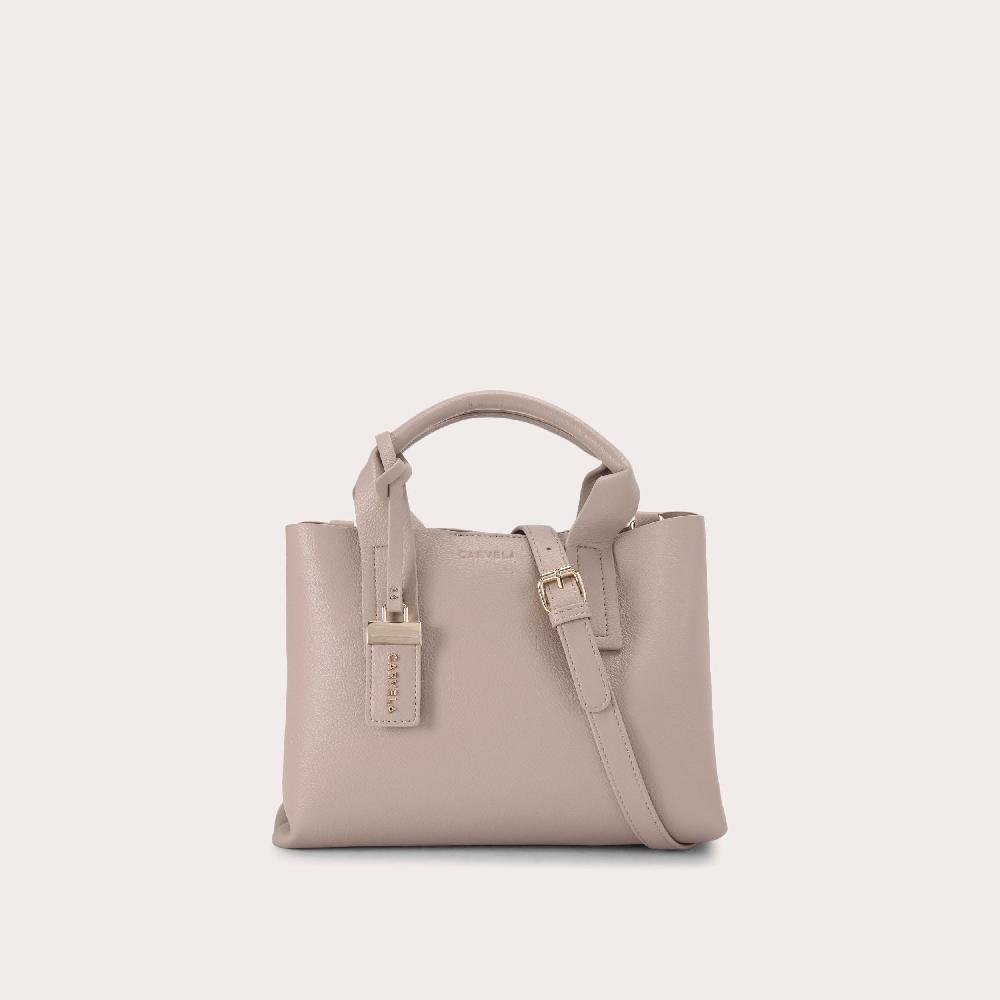 carvela LUNA MINI TOTE Taupe Synthetic Tote Bag by CARVELA