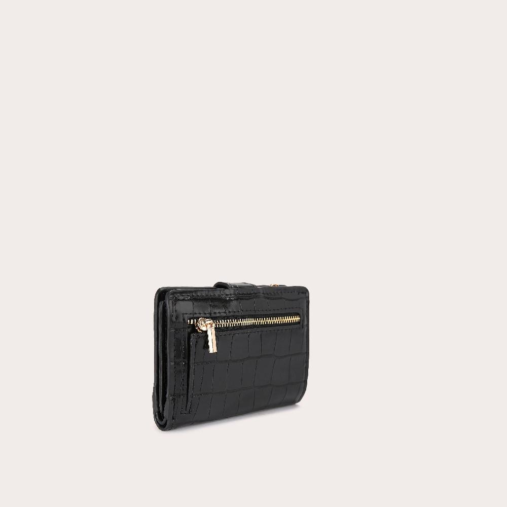 Carvela MANDY PURSE Black Croc Embossed Purse By CARVELA