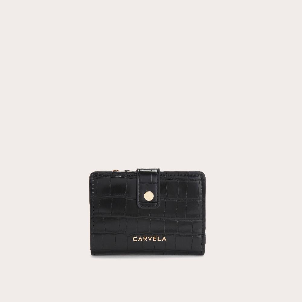 carvela MANDY PURSE Black Croc Embossed Purse by CARVELA