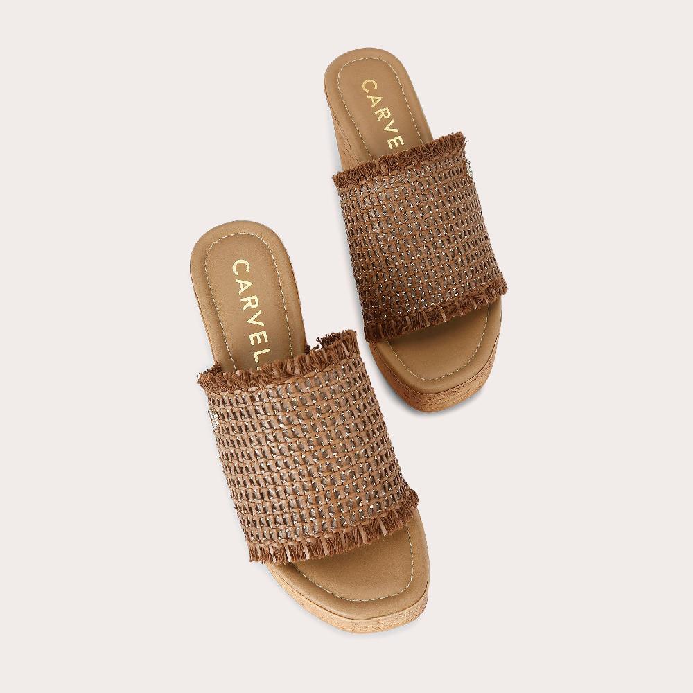 Carvela MAPLE WEDGE Brown Wedge Heel By CARVELA COMFORT