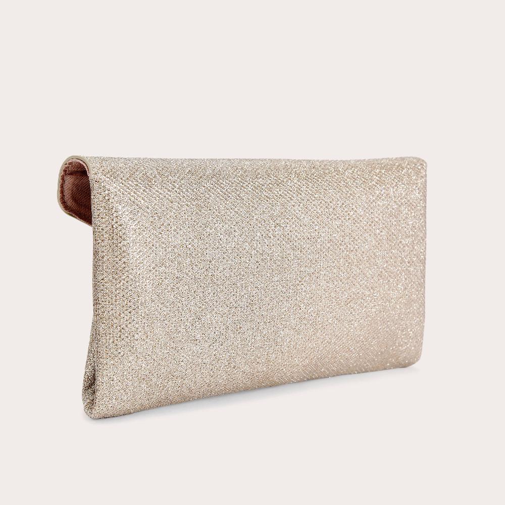 Carvela MEGAN ENVELOPE CLUTCH Gold Clutch Bag By CARVELA