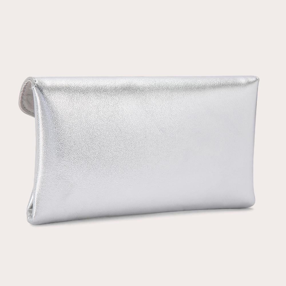 Carvela MEGAN ENVELOPE CLUTCH Silver Envelope Clutch Bag By CARVELA