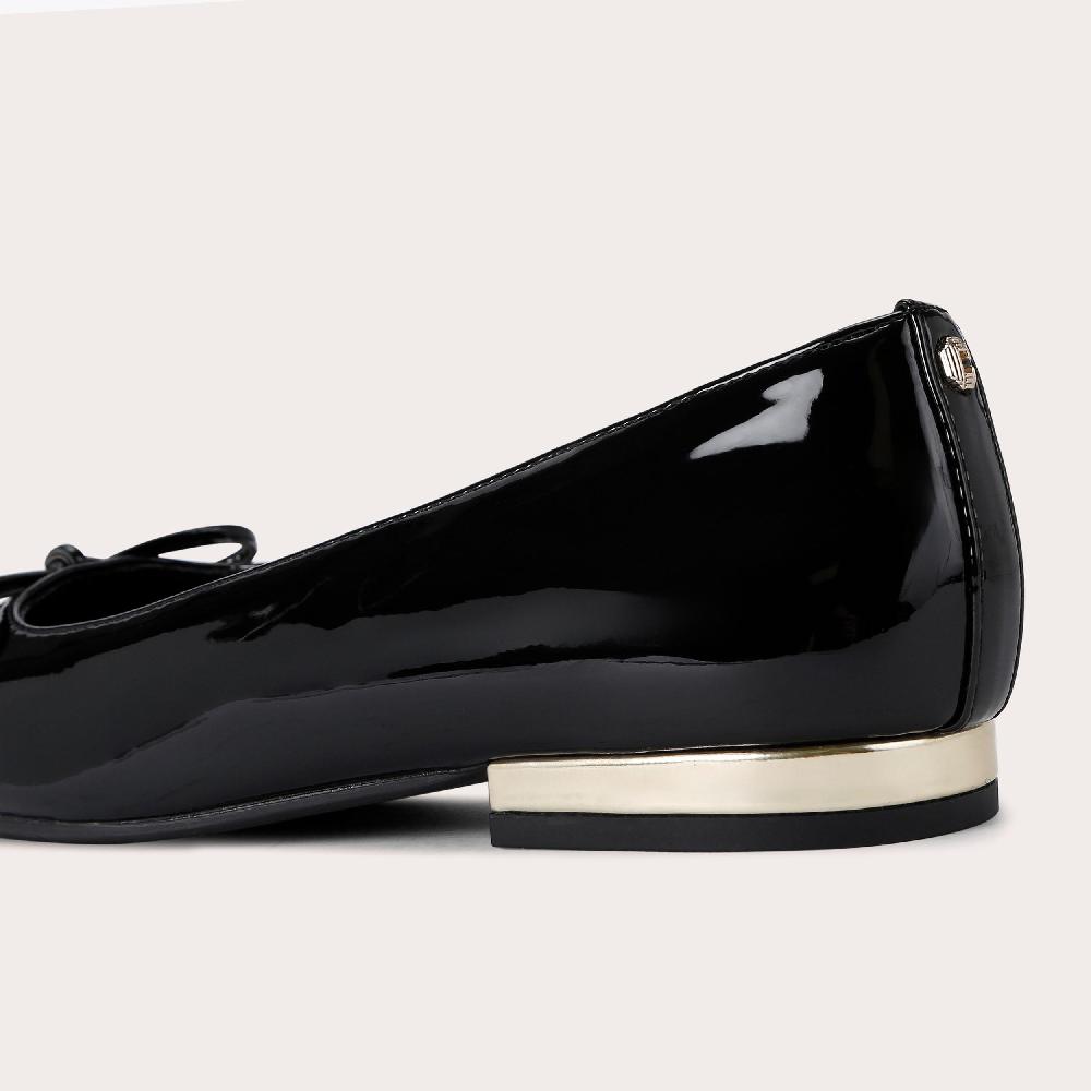 Carvela MELANIE BALLERINA Black Patent Slip On Ballerina Flat By CARVELA