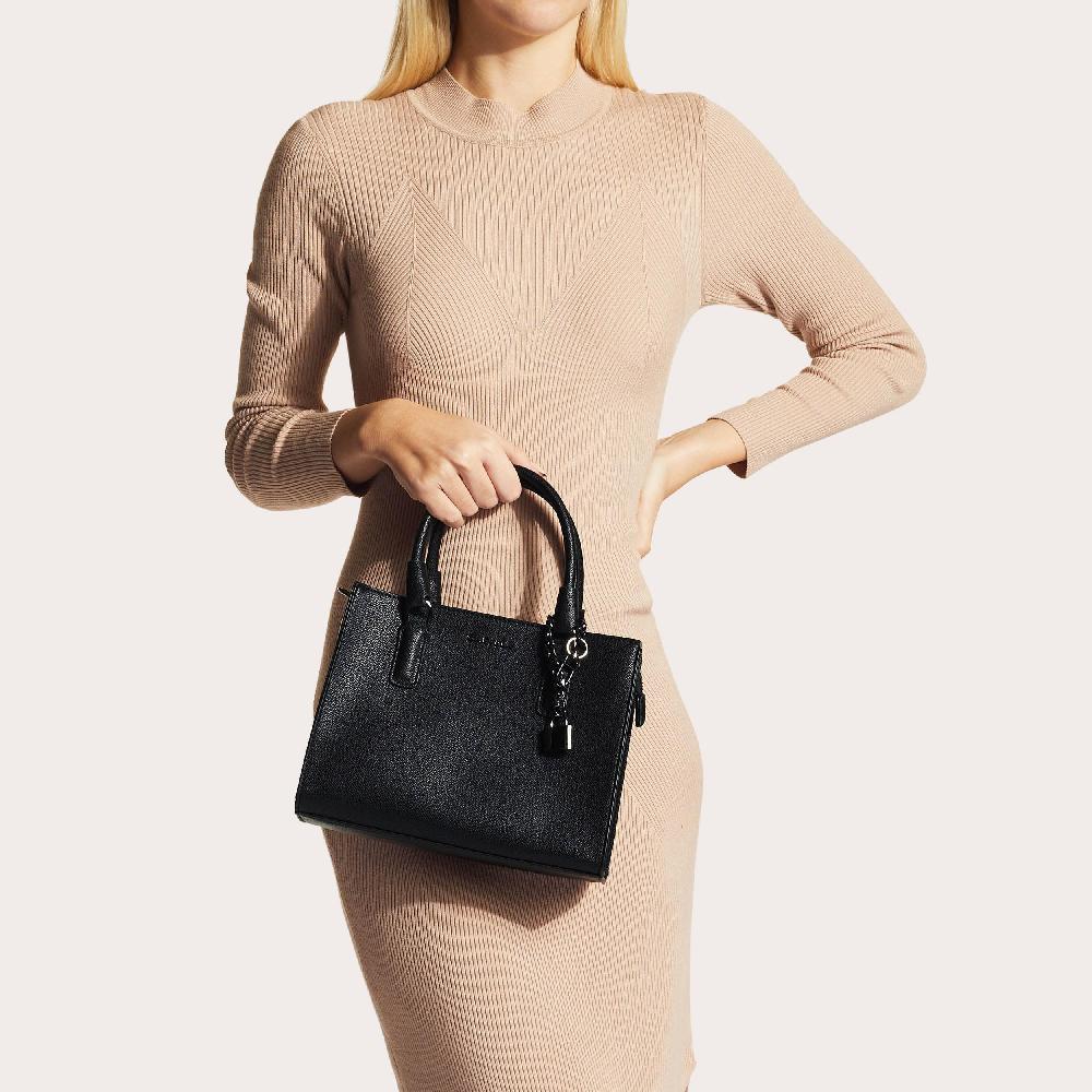 Carvela MINI LATTE Mini Black Purse Cross Body Bag By CARVELA